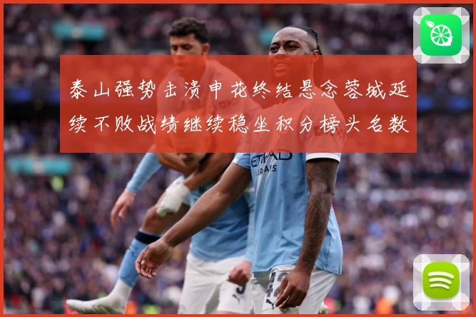 泰山强势击溃申花终结悬念蓉城延续不败战绩继续稳坐积分榜头名数据研判